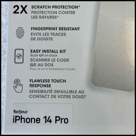 🍎🛡️iPhone14Pro💪🏼💯 Otterbox Trusted Glass IPhone 14 Pro Brand New Unopened - Picture 11 of 11